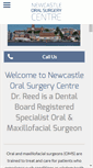 Mobile Screenshot of newcastleoralsurgery.com.au